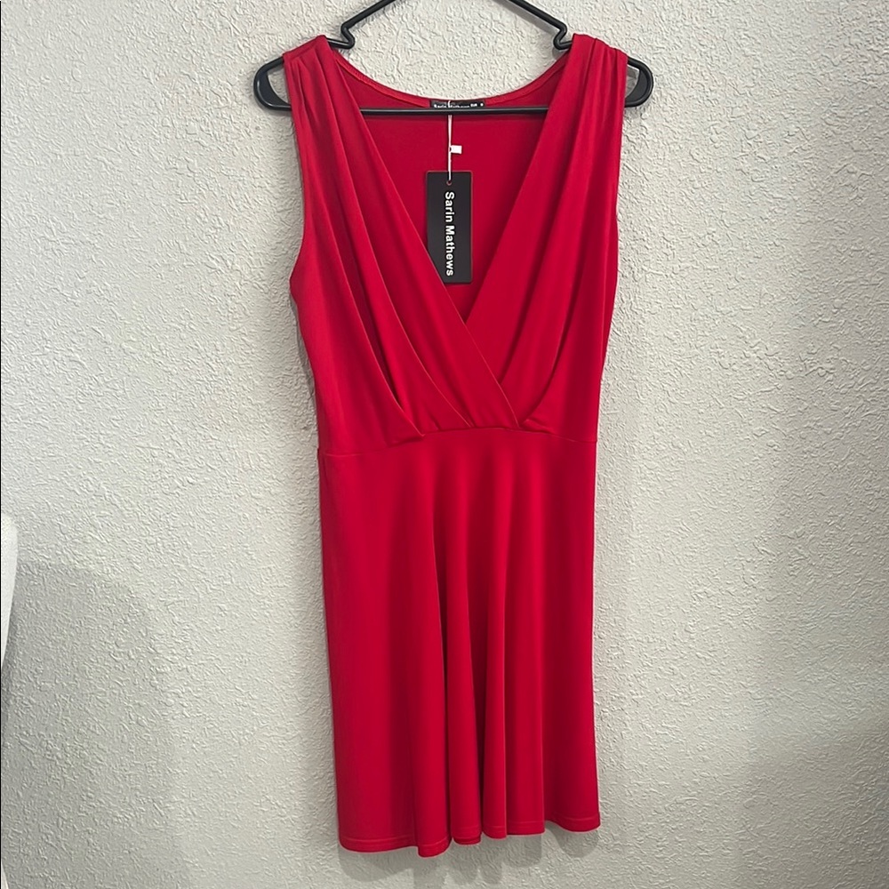 Red Sleeveless Dress